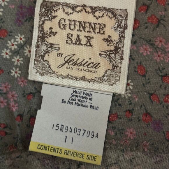 Gunne sax prairie dress sleeveless short size 11  - 70s 1970s - Picture 4 of 9